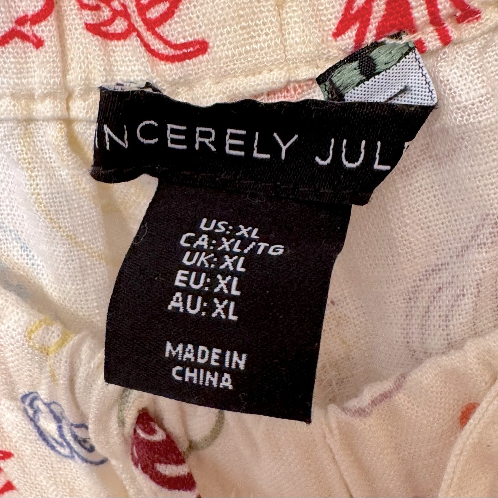 Sincerely Jules Wide Leg Linen
Blend Pull On Pants XL - Picture 7 of 10